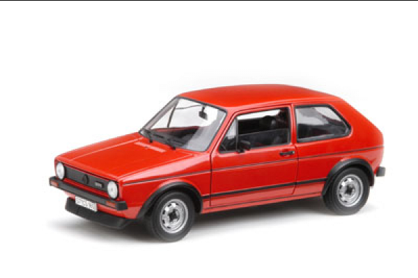 Miniature VW Golf GTI Rouge 1977 - Solido 1/18 